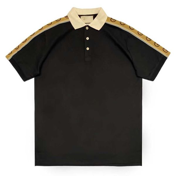 summer designer men's new letters jacquard short-sleeved polo shirt men and women with the same paragraph casual versatile lapel couple, White;black
summer designer men's new letters jacquard short-sleeved polo shirt men and women with the same paragraph casual versatile lapel couple, White;black