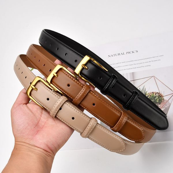 belts luxury designer womengenuine leather belt metal pin buckle adjustable waistband fashion fine lady jeans 230406, Black;brown
belts luxury designer womengenuine leather belt metal pin buckle adjustable waistband fashion fine lady jeans 230406, Black;brown
