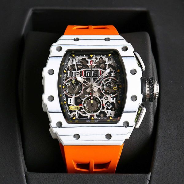 luxury milles barrel shaped richards watch rm11-03 multifunctional chronograph mechanical men's watch miller carbon fiber fashion rubbe, Slivery;black
luxury milles barrel shaped richards watch rm11-03 multifunctional chronograph mechanical men's watch miller carbon fiber fashion rubbe, Slivery;black