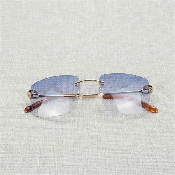 2023 designer glasses model vintage rimless men women metal frame square eyeglasses shades oculos gafas for outdoor club accessories sunglas, White;black
2023 designer glasses model vintage rimless men women metal frame square eyeglasses shades oculos gafas for outdoor club accessories sunglas, White;black