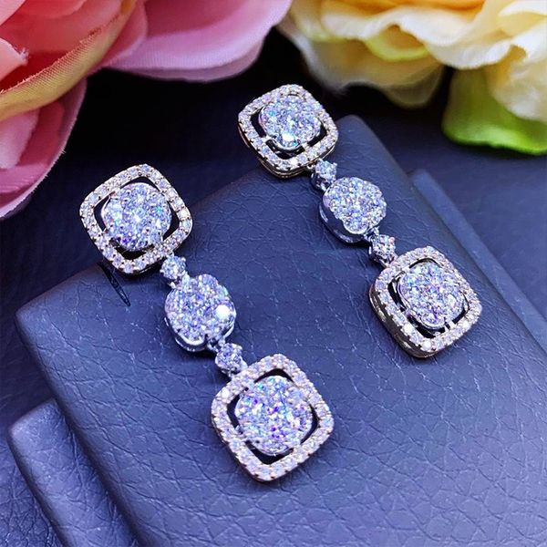 valuable white gold filled earring lab diamond party wedding drop earrings for women bridal engagment promise jewelry, Golden;silver
valuable white gold filled earring lab diamond party wedding drop earrings for women bridal engagment promise jewelry, Golden;silver