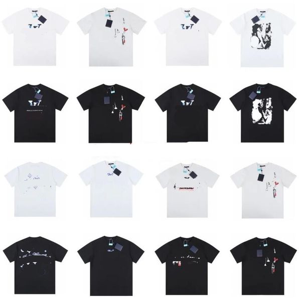 summer fashion letter mens t-shirts luxury brand letter printing round neck cotton short sleeve tees hip hop men's and women's t-s, White;black
summer fashion letter mens t-shirts luxury brand letter printing round neck cotton short sleeve tees hip hop men's and women's t-s, White;black