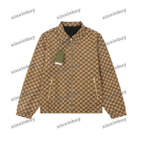 xinxinbuy men designer coat jacket double letter jacquard fabric double side long sleeve women blue black khaki m-2xl, Black;brown
xinxinbuy men designer coat jacket double letter jacquard fabric double side long sleeve women blue black khaki m-2xl, Black;brown