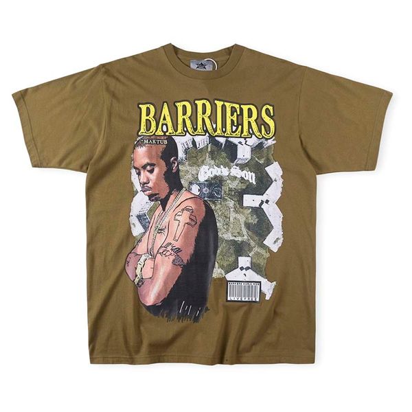 summer t shirts barriers tees short sleeve tee print t-shirts cotton hip hop casual tee, Black;brown
summer t shirts barriers tees short sleeve tee print t-shirts cotton hip hop casual tee, Black;brown