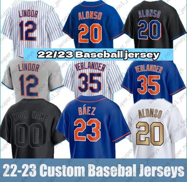 35 justin verlander baseball jersey 12 francisco lindor 20 pete alonso kodai senga brandon nimmo mike piazza max scherzer starling marte edu, Blue;black
35 justin verlander baseball jersey 12 francisco lindor 20 pete alonso kodai senga brandon nimmo mike piazza max scherzer starling marte edu, Blue;black