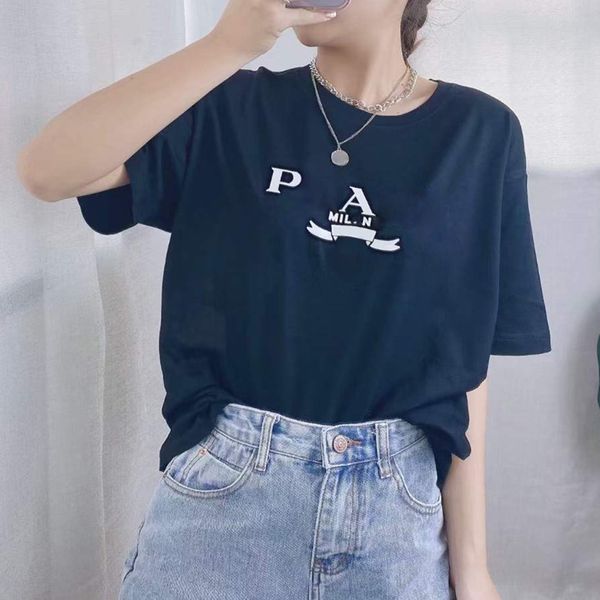 23 designers t-shirts women tees apparel casual chest letter fashion short sleeve t-shirt white black fringe clothing ladies tees streetwe
23 designers t-shirts women tees apparel casual chest letter fashion short sleeve t-shirt white black fringe clothing ladies tees streetwe