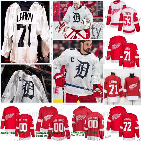 detroit baseball red wings * tigers hockey jersey 53 moritz seider david perron dylan larkin dominik kubalik olli maatta adam erne michael r, Black;red
detroit baseball red wings * tigers hockey jersey 53 moritz seider david perron dylan larkin dominik kubalik olli maatta adam erne michael r, Black;red