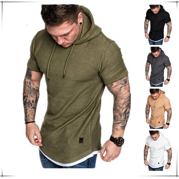 mens tshirts brand gym clothing bodybuilding hooded short sleeve sweatshirt fitness training sportswear 230406, White;black
mens tshirts brand gym clothing bodybuilding hooded short sleeve sweatshirt fitness training sportswear 230406, White;black