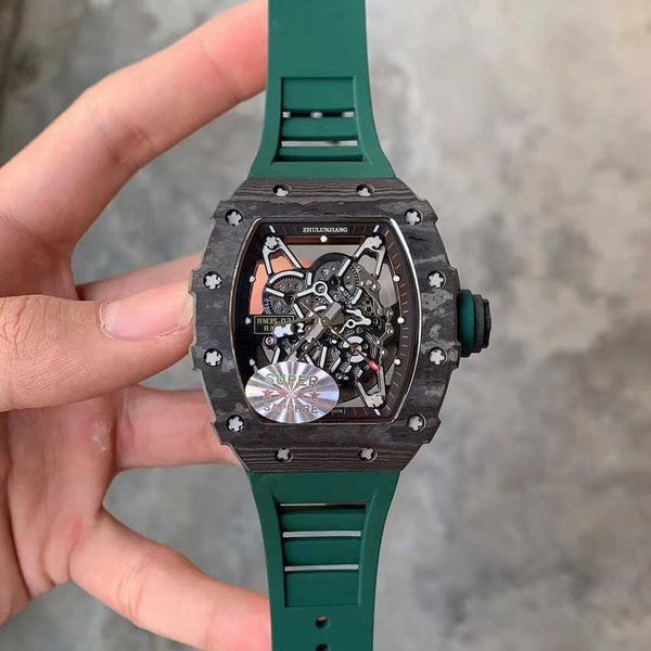luxury milles richards business leisure men's fully automatic mechanical watch carbon fiber atmosphere sports fashion cutout miller fas, Slivery;black
luxury milles richards business leisure men's fully automatic mechanical watch carbon fiber atmosphere sports fashion cutout miller fas, Slivery;black