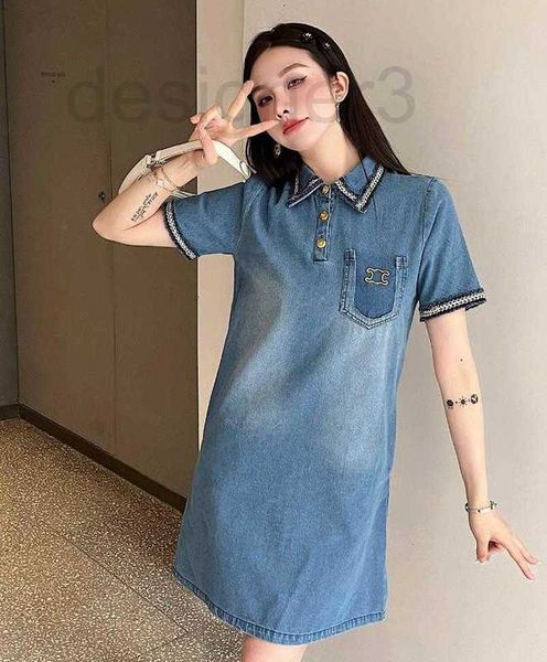 casual dresses designer women denim metal badge strap skirt summer short sleeve fashion breathable 8e5d, Black;gray
casual dresses designer women denim metal badge strap skirt summer short sleeve fashion breathable 8e5d, Black;gray