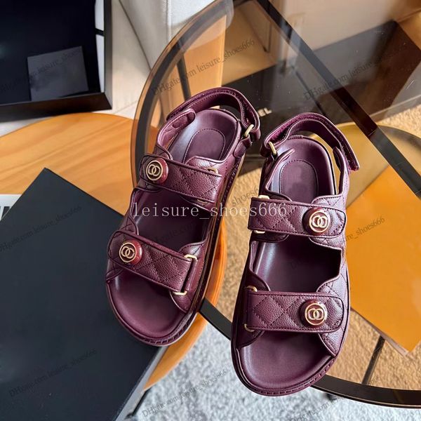 designer women sandals summer beach small fragrant leather thick soled open toe fashion lady comfortable beach slipper m2l0, Black