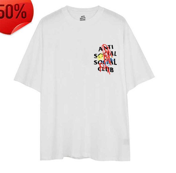 designer new men trendy assc t shirt anti social club graffiti letters printed short sleeve men's couple loose wonmen men t-shirtk, White
designer new men trendy assc t shirt anti social club graffiti letters printed short sleeve men's couple loose wonmen men t-shirtk, White