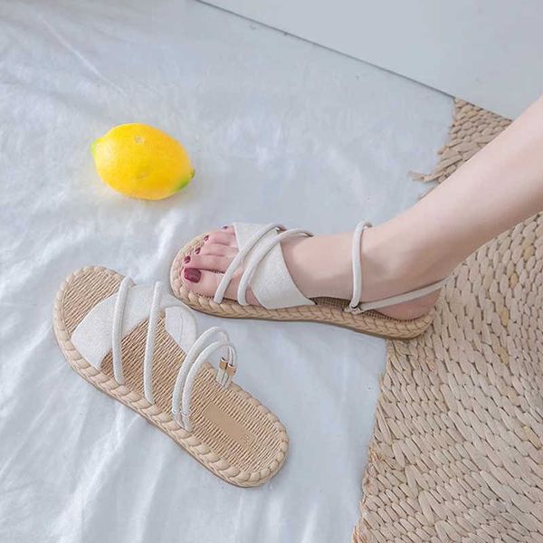sandals new 2023 summer shoes woman sandals flat sandalias mujer thin strips gladiator beach sandals ladies flip flops slides y2304, Black
sandals new 2023 summer shoes woman sandals flat sandalias mujer thin strips gladiator beach sandals ladies flip flops slides y2304, Black