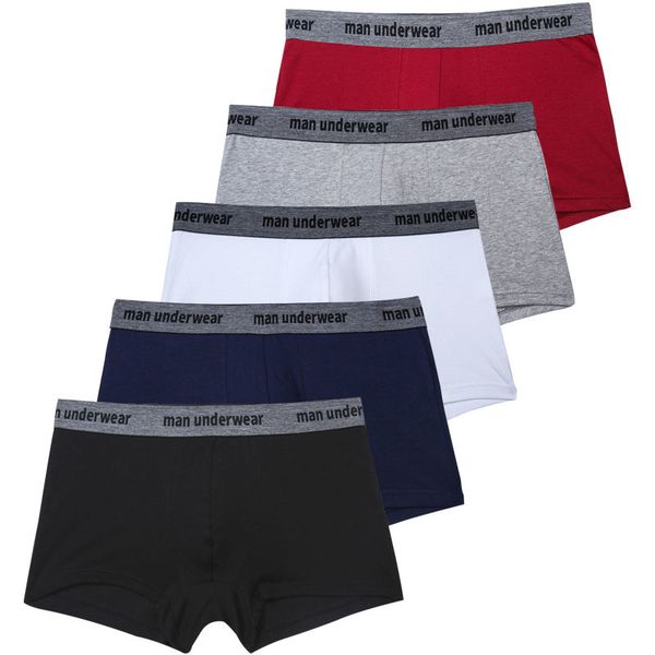underpants 5 pieces/set men's underwear pure cotton boxing shorts men's underwear solid color underwear men's intimate boxing, Black;white
underpants 5 pieces/set men's underwear pure cotton boxing shorts men's underwear solid color underwear men's intimate boxing, Black;white
