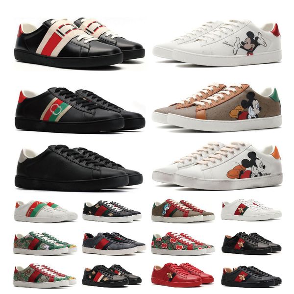 classic mens womens casual shoes bee ace sneakers low shoe leather designer sport tiger embroidered red green white stripes trainer suitable, Black
classic mens womens casual shoes bee ace sneakers low shoe leather designer sport tiger embroidered red green white stripes trainer suitable, Black