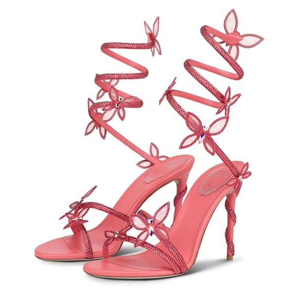 rene caovilla margot crystal pink sandal gold butterfly stiletto heel evening shoes designer snake strap ankle wraparound around the women&#, Black
rene caovilla margot crystal pink sandal gold butterfly stiletto heel evening shoes designer snake strap ankle wraparound around the women&#, Black