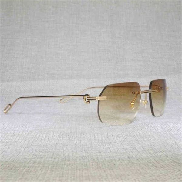 2023 designer glasses vintage rimless square sunglasses men oculos new lens shape shadow metal frame clear reading glasses gafas women outdo, White;black
2023 designer glasses vintage rimless square sunglasses men oculos new lens shape shadow metal frame clear reading glasses gafas women outdo, White;black