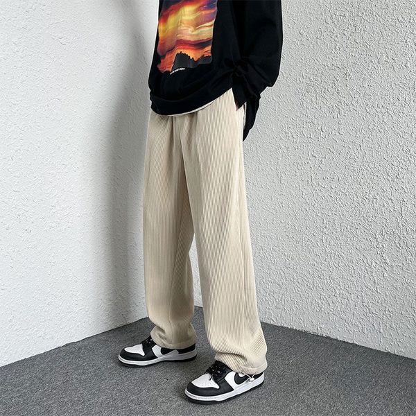 men's pants hybskr corduroy men's casual pants brushed designer loose straight pants men's street clothing solid color men�, Black
men's pants hybskr corduroy men's casual pants brushed designer loose straight pants men's street clothing solid color men�, Black