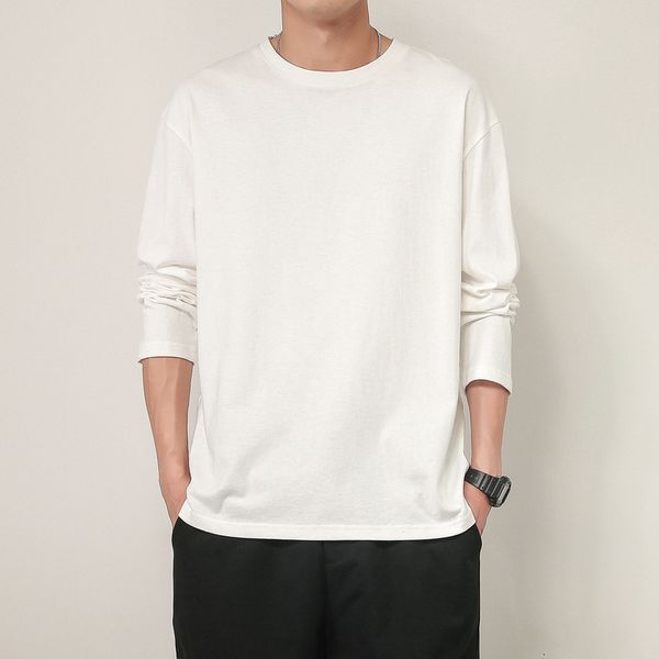 men's t-shirts spring/summer men's cotton long sleeve o-neck t-shirt casual black grey men's coat 230407, White;black
men's t-shirts spring/summer men's cotton long sleeve o-neck t-shirt casual black grey men's coat 230407, White;black