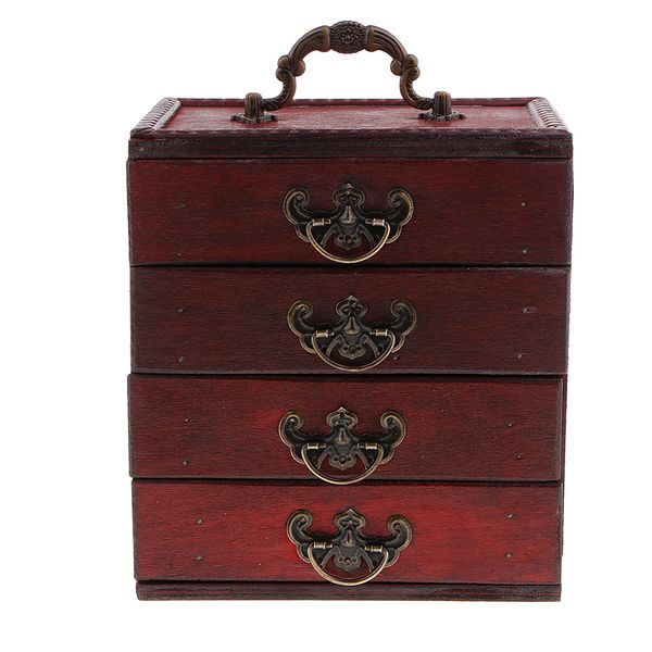 jewelry settings antique 4 layers storage case box treasure chest wooden art crafts 230407, Slivery;crystal
jewelry settings antique 4 layers storage case box treasure chest wooden art crafts 230407, Slivery;crystal