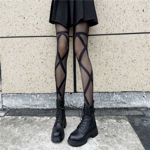 5 pc socks women' pantyhose cross tie tights jk uniform black silk stockings thin sexi black white tights stockings thigh underwear z0, Red;black
5 pc socks women' pantyhose cross tie tights jk uniform black silk stockings thin sexi black white tights stockings thigh underwear z0, Red;black