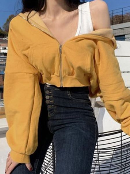 women s hoodies sweatshirts ladie harajuku y2k clothes long sleeve crop oversized loose korean fashion zip up streetwear 230407, Black
women s hoodies sweatshirts ladie harajuku y2k clothes long sleeve crop oversized loose korean fashion zip up streetwear 230407, Black