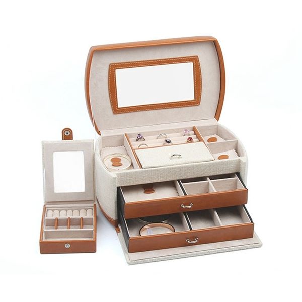 jewelry settings high capacity box linen pu leather necklace earrings rings bracelets jewellery boxes storage portable case casket 230407, Slivery;crystal
jewelry settings high capacity box linen pu leather necklace earrings rings bracelets jewellery boxes storage portable case casket 230407, Slivery;crystal