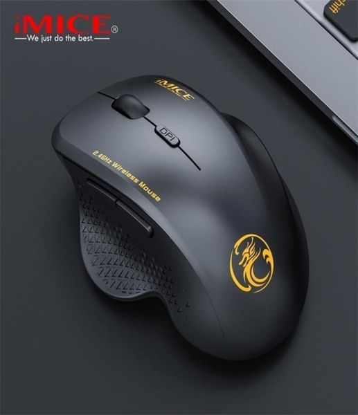Image of Mice Ergonomic Mouse Wireless Mouse Computer Mouse For PC Laptop 24Ghz USB Mini Mause 1600 DPI 6 buttons Optical Mice 2210114664671