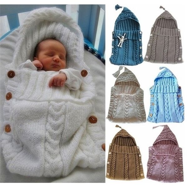 s baby winter knitted button baby packaging cotton blanket with hat solid color thick 0-12m 230407
s baby winter knitted button baby packaging cotton blanket with hat solid color thick 0-12m 230407