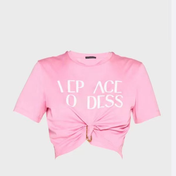 2023 designers t-shirts women tees apparel casual chest new colorful embroidery pin letter tucked waist short sleeve t-shirt luxurys fashio, White
2023 designers t-shirts women tees apparel casual chest new colorful embroidery pin letter tucked waist short sleeve t-shirt luxurys fashio, White