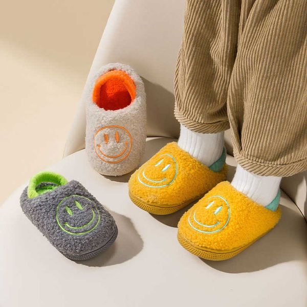 slipper baby boys girls cotton slippers winter home indoor children cute cartoon smilng face shoes soft warm fluffy fashion y2304, Black;grey
slipper baby boys girls cotton slippers winter home indoor children cute cartoon smilng face shoes soft warm fluffy fashion y2304, Black;grey