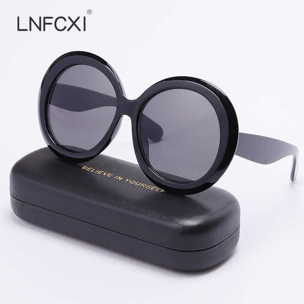 sunglasses lnfcxi fashionable round oversized oval sunglasses women/men vintage glasses for women luxury black green oculos de sol gafas p23, White;black
sunglasses lnfcxi fashionable round oversized oval sunglasses women/men vintage glasses for women luxury black green oculos de sol gafas p23, White;black