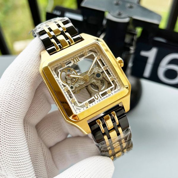 watch mens watch hollow watch fully automatic mechanical watches design sapphire double folding clasp stainless steel strap waterproof 42mm, Slivery;brown
watch mens watch hollow watch fully automatic mechanical watches design sapphire double folding clasp stainless steel strap waterproof 42mm, Slivery;brown