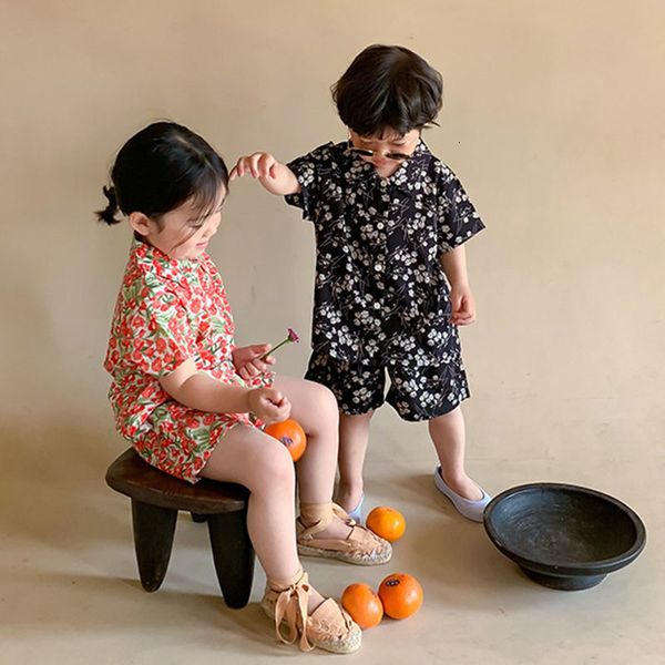 jackets children s clothing suit summer floral short sleeved shirt shorts korean style holiday two piece set 230407, Blue;gray
jackets children s clothing suit summer floral short sleeved shirt shorts korean style holiday two piece set 230407, Blue;gray