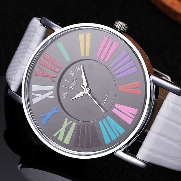 wristwatches relogio feminino women big watches miler fashion colored roman numerals leather band quartz watch casual ladies watches clock w, Slivery;brown
wristwatches relogio feminino women big watches miler fashion colored roman numerals leather band quartz watch casual ladies watches clock w, Slivery;brown