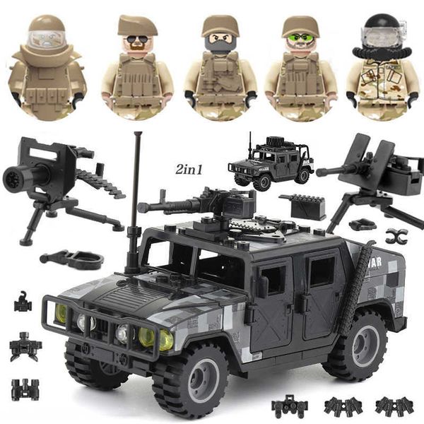 kits military jeeps car vehicle model building block doll 12pcs swat special force soldier weapons action figure toy for children p230407
kits military jeeps car vehicle model building block doll 12pcs swat special force soldier weapons action figure toy for children p230407