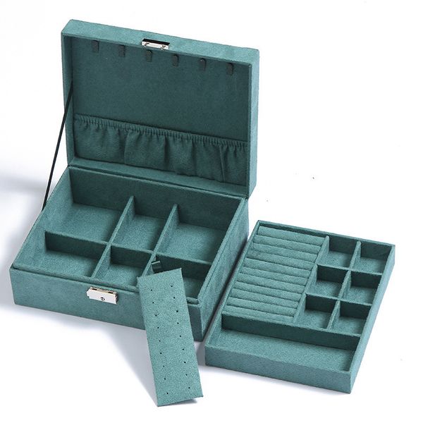 jewelry settings doublelayer velvet box european necklace storage holder large space ring casket birthday gift 230407, Slivery;crystal
jewelry settings doublelayer velvet box european necklace storage holder large space ring casket birthday gift 230407, Slivery;crystal