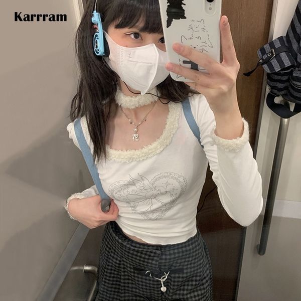 women s t shirt karrram fairycore patchwork japanese harajuku kawaii t shirt y2k aesthetics angel print tshirt e girl cute clothes 2000s 23, White
women s t shirt karrram fairycore patchwork japanese harajuku kawaii t shirt y2k aesthetics angel print tshirt e girl cute clothes 2000s 23, White