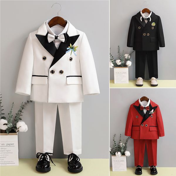 suits children s birthday party wedding performance suit set baby boy double breasted blazer jacket pants bowtie flower clothing 230406, Black
suits children s birthday party wedding performance suit set baby boy double breasted blazer jacket pants bowtie flower clothing 230406, Black