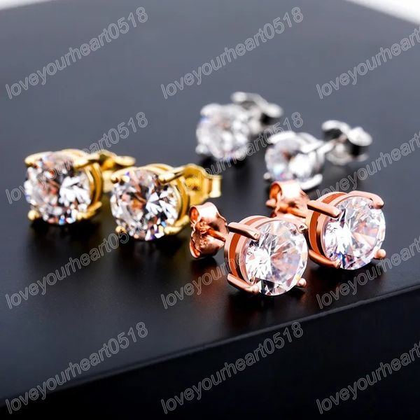 size 4/6/8mm s925 sterling silver stud earrings jewelry mens womens round zircon hip-hop stud earrings unisex, Golden;silver
size 4/6/8mm s925 sterling silver stud earrings jewelry mens womens round zircon hip-hop stud earrings unisex, Golden;silver