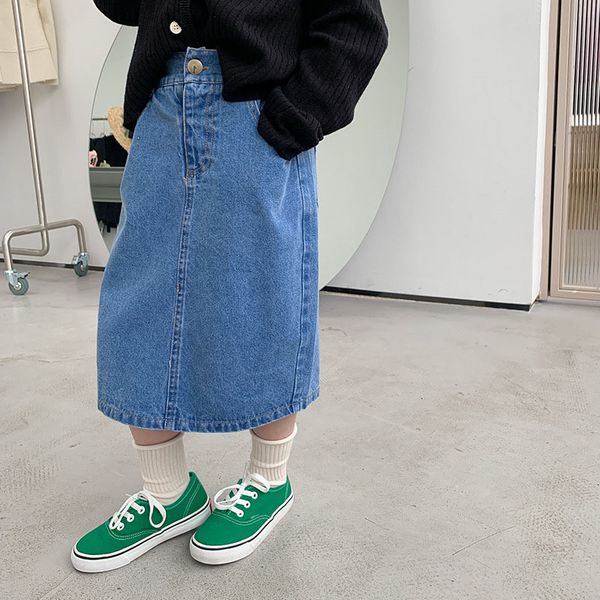 girl s dresses girls all match mid length skirt korean style spring pocket children s clothing fashion denim for baby girls 230407, Red;yellow
girl s dresses girls all match mid length skirt korean style spring pocket children s clothing fashion denim for baby girls 230407, Red;yellow