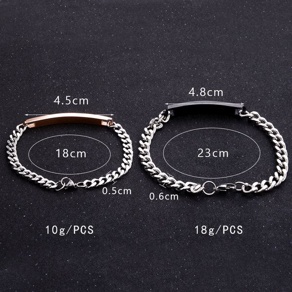 new style his queen her king black rose gold color women's male chain crystal couple bracelet for men femmo on hands, Slivery;golden
new style his queen her king black rose gold color women's male chain crystal couple bracelet for men femmo on hands, Slivery;golden