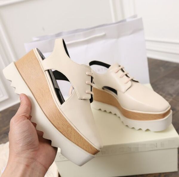 women luxury fashion slip-on sandals girls party wedge shoes 7cm heels genuine leather casual sandals high heels platform stella elyse desig, Black
women luxury fashion slip-on sandals girls party wedge shoes 7cm heels genuine leather casual sandals high heels platform stella elyse desig, Black