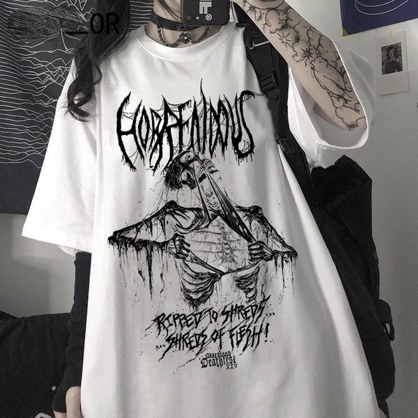 womens tshirt summer women tshirts goth short sleeve t shirt female aesthetic loose punk grunge streetwear gothic harajuku y2k clothes 2304, White
womens tshirt summer women tshirts goth short sleeve t shirt female aesthetic loose punk grunge streetwear gothic harajuku y2k clothes 2304, White