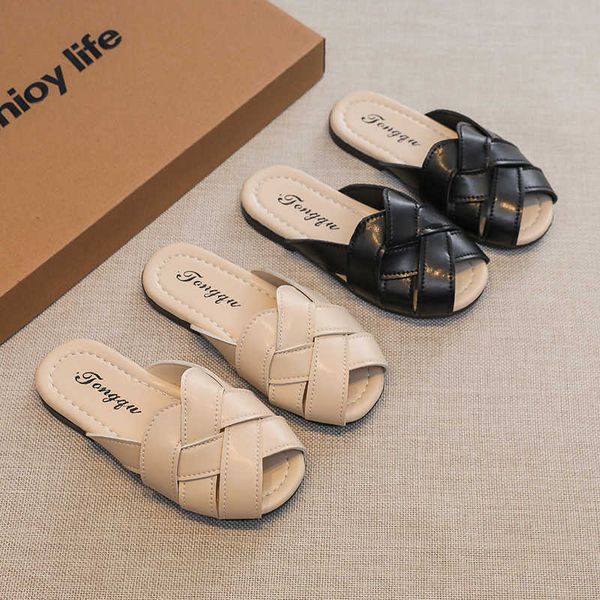 slipper children beach slippers braided peep toe simple style 26-36 girl' sliders breathable casual morden two colors kids flat sandal, Black;grey
slipper children beach slippers braided peep toe simple style 26-36 girl' sliders breathable casual morden two colors kids flat sandal, Black;grey