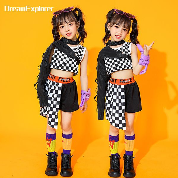 clothing sets hip hop girls crop plaid patchwork shorts kids street dance tank techwear sleeve clothes child streetwear costumes 230406, White
clothing sets hip hop girls crop plaid patchwork shorts kids street dance tank techwear sleeve clothes child streetwear costumes 230406, White