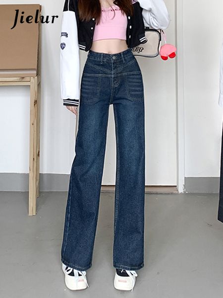 women's jeans jielur high waist loose leg jeans suitable for women high street ultra thin straight jeans from south korea suitable for, Blue
women's jeans jielur high waist loose leg jeans suitable for women high street ultra thin straight jeans from south korea suitable for, Blue