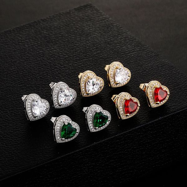 18k gold color gem ear studs earrings love design s925 silver needle anti allergy earrings, Golden;silver
18k gold color gem ear studs earrings love design s925 silver needle anti allergy earrings, Golden;silver