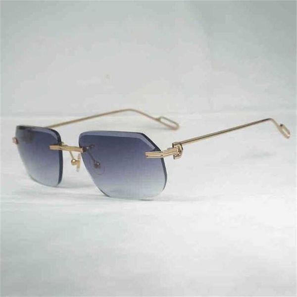 2023 designer glasses new vintage rimless diamond cutting sunglasses men oculos shadow metal frame clear reading glasses gafas women outdoor, White;black
2023 designer glasses new vintage rimless diamond cutting sunglasses men oculos shadow metal frame clear reading glasses gafas women outdoor, White;black