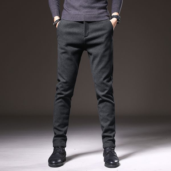men's pants men's winter wool casual pants men's business fashion elastic warm velvet black grey blue men's large 28-38
men's pants men's winter wool casual pants men's business fashion elastic warm velvet black grey blue men's large 28-38